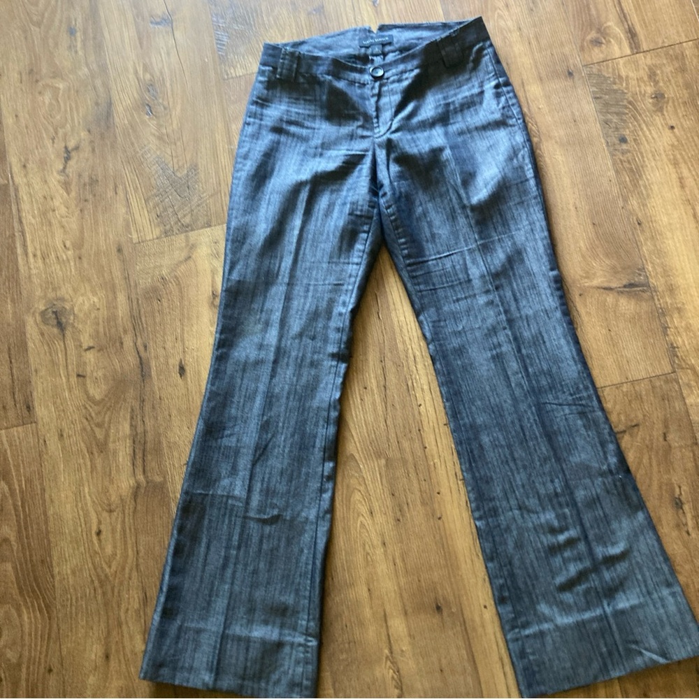 Banana Republic Charcoal Chambray Dress Pants
